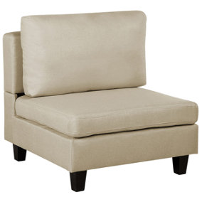 Fabric 1-Seat Section Beige FEVIK
