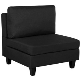 Fabric 1-Seat Section Black FEVIK
