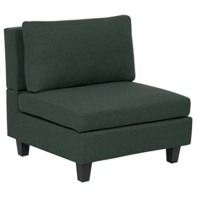 Fabric 1-Seat Section Dark Green UNSTAD