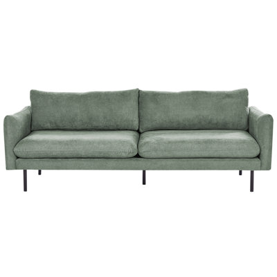 Fabric 3 Seater Sofa Green VINTERBRO
