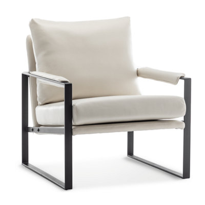 Fabric Cream Graziana Accent Chair