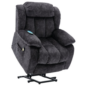 Fabric Electric Massage Recliner Chair with Padded Design