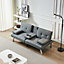 Fabric Manhattan Sofa Bed Recliner 3 Seater Modern Luxury Design Home