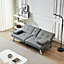 Fabric Manhattan Sofa Bed Recliner 3 Seater Modern Luxury Design Home