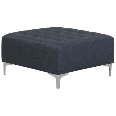 Fabric Ottoman Dark Grey ABERDEEN