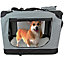 Fabric Pet Carrier Ventilated Grey XL