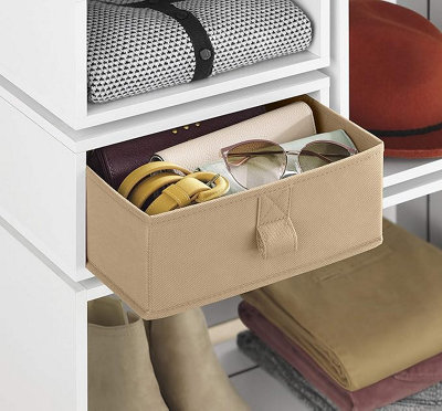 Fabric Storage Bin 27.3x27.6x10.8cm - Dusk 3pck