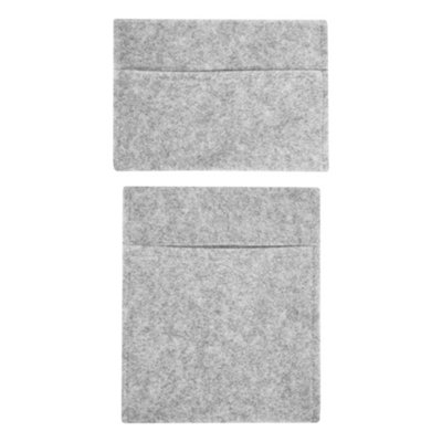 Fabric Tool Storage Pouches - Silver Grey