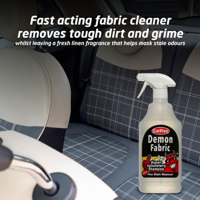Fabric Upholstery CarPlan Demon Fast Acting Super Shampoo Cleaner 1 Litre 1L x3