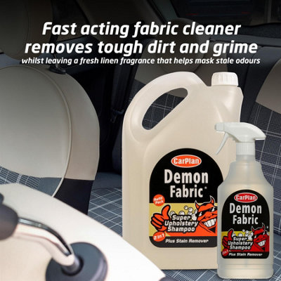 Fabric Upholstery CarPlan Demon Fast Acting Super Shampoo Cleaner 5 Litre 5L