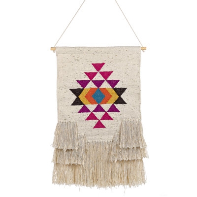 Fabric Wall Hanging VEHARI Cotton Multicolour