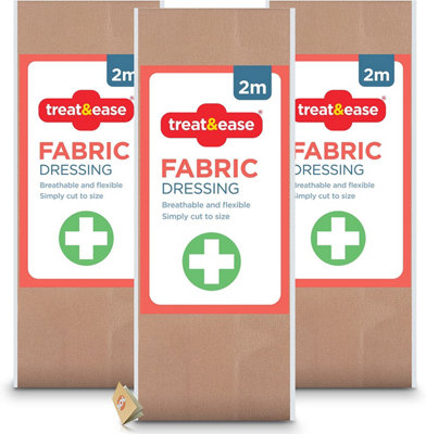 Fabric Wound Dressing Strips 6m - Cut to Size Large Wound Fabric Plasters - Plasters Fabric - Large Plasters Fabric Roll