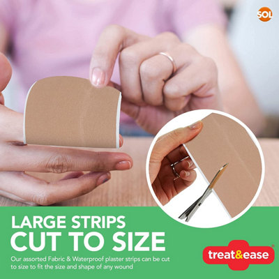 Fabric Wound Dressing Strips 6m - Cut to Size Large Wound Fabric Plasters - Plasters Fabric - Large Plasters Fabric Roll - 3