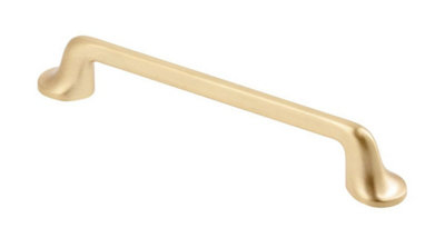 FABRICIO - cabinet door handle - 128mm, brushed gold