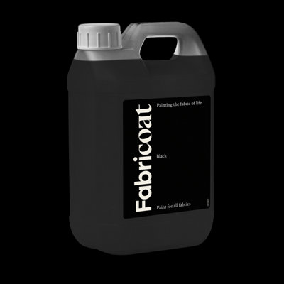 Fabricoat Fabric Paint Black, 2500ml