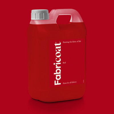 Fabricoat Fabric Paint Red, 2500ml