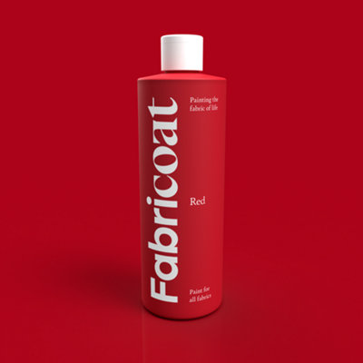 Buy Fabricoat Fabric Paint Red, 500ml | DIY at B&Q