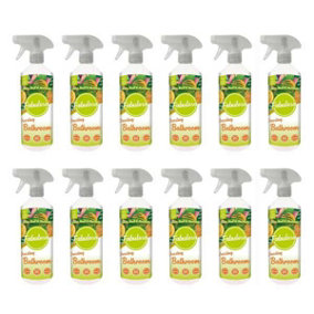 Fabulosa Anti Bacterial Bathroom Cleaner Lime  Basil & Mandarin Spray 500ml - Pack of 12