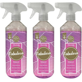 Fabulosa Antibacterial Disinfectant Spray - Electrify - 500ml Pack Of 3