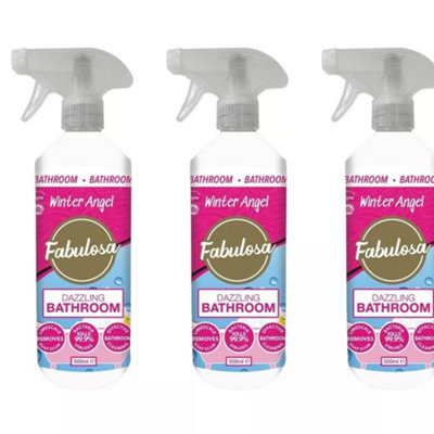 Fabulosa Bathroom Cleaner Winter Angel Dazzling Bathroom 500ml x 3