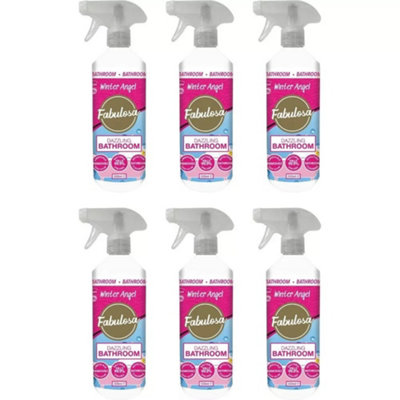 Fabulosa Bathroom Cleaner Winter Angel Dazzling Bathroom 500ml x 6