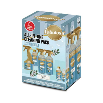 Fabulosa Cleaning Bundle Gift Set Room & Fabric Freshener Disinfectant ...