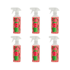 Fabulosa Wild Rhubarb Antibacterial Disinfectant Spray 500ml - Pack of 6