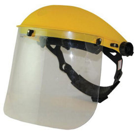 Face Protection Shield & Visor Clear Hedge Cutting / Chainsaw Safety Hat Mask