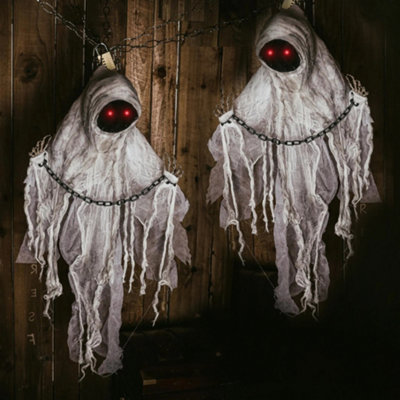 thumbnail image 2 of 5ft 6 Faceless Ghoul Halloween Prop – Animated, Sound Activated, Scary Decor 2 of 5