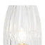Faceted Glass Vase Table Lamp Clear