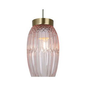 Glass lamp on sale shades b&q