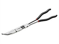 Facom 195.34L Double Jointed Extra Long Half-Round Nose Pliers 45 Angle 340mm FCM19534L