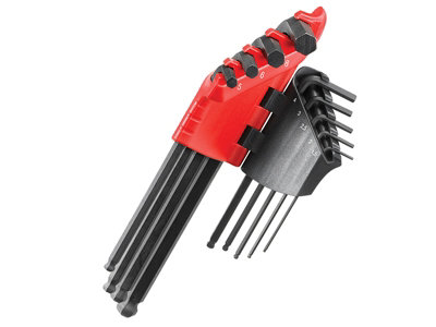 Facom 83H.JP9A 83H.JP9A Hexagon Key Long Arm Set, 9 Piece (1.5-10mm) FCM83HJP9A