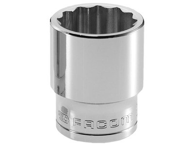 Facom Bi-Hexagon Socket 1/2in Drive 17mm