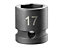 Facom NSS.17A 6-Point Stubby Impact Socket 1/2in Drive 17mm FCMNSS17A