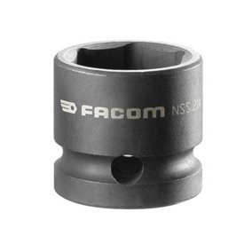 Facom NSS.21A 6-Point Stubby Impact Socket 1/2in Drive 21mm FCMNSS21A