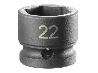 Facom NSS.22A 6-Point Stubby Impact Socket 1/2in Drive 22mm FCMNSS22A