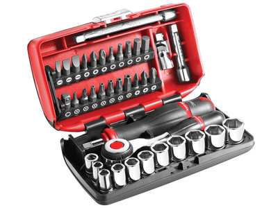 Facom R.360NANOPB R.360NANOPB Socket Set of 38 Metric 1/4in Drive FCMR360NANO