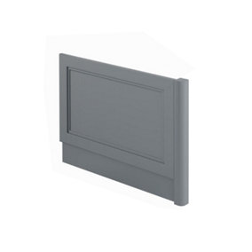 Fairmont Traditional Light Grey End Bath Panel and Corner Post (W)750mm