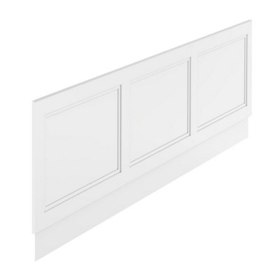 Fairmont Traditional Matt White Front Bath Panel (W)1700mm