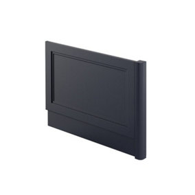 Fairmont Traditional Midnight Grey End Bath Panel and Corner Post (W)750mm