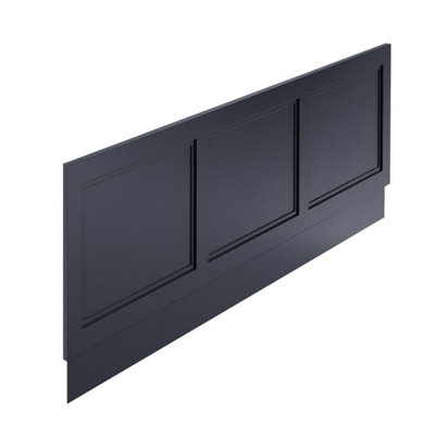 Fairmont Traditional Midnight Grey Front Bath Panel (W)1700mm