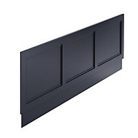 Fairmont Traditional Midnight Grey Front Bath Panel (W)1800mm