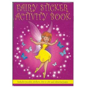 Fairy Activity Book (Pack of 8) Purple/White/Yellow (One Size)