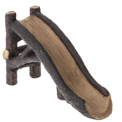 Fairy Garden Ornament Wooden Tree Slide Fairies Enchanted Garden | DIY ...