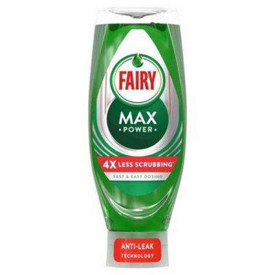 Fairy Max Power Original Washing Up Liquid, 660 ml (Pack of 12)