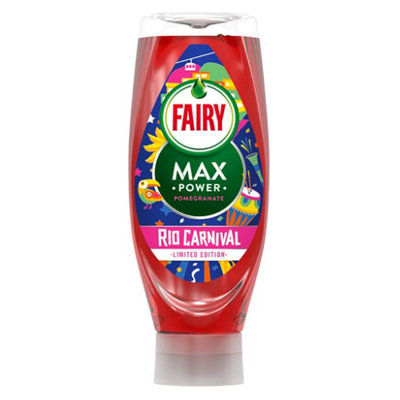 Fairy Max Power Rio Carnival Washing Up Liquid Limited edition 8 x 640 ml