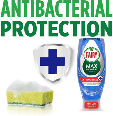 Fairy Max Power Tea Tree Antibacterial Washing Up Liquid  660 ml (Pack of 3)