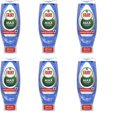 Fairy Max Power Tea Tree Antibacterial Washing Up Liquid  660 ml (Pack of 6)