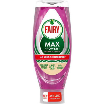Fairy Max Power Washing Up Liquid Cherry Blossom 640ml - Pack of 6